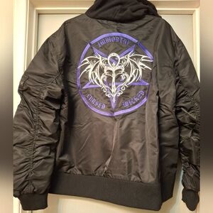 Dolls Kill Widow Bomber Jacket